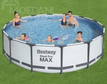 Каркасный бассейн Bestway Steel Pro Max Frame Pool 3.05mx76cm 5 Тбилиси - изображение 1