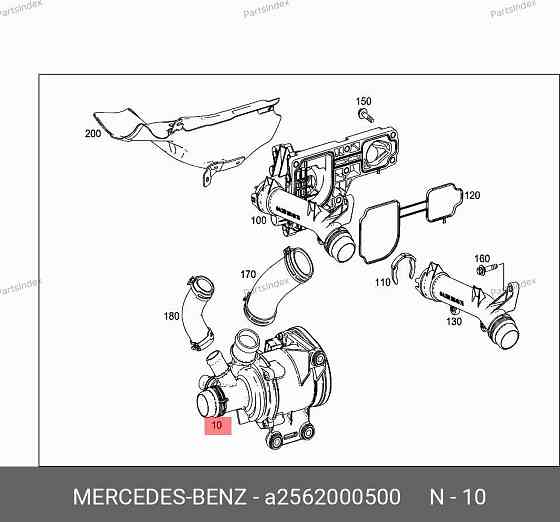 წყლის ტუმბო  cylis nasosi Mercedes-Benz A2562000500 თბილისი