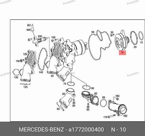 წყლის ტუმბო  cylis nasosi Mercedes-Benz A 177 200 04 00 თბილისი