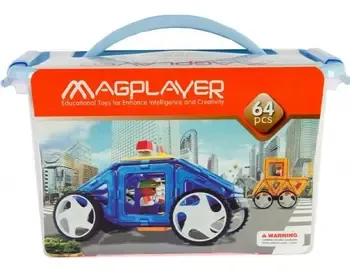 Კონსტრუქტორი Magplayer Designer magnetic set 64 e. MPT-64 თბილისი