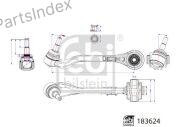 დაკიდების ბერკეტი  richagi Febi bilstein 183624 თბილისი - photo 1