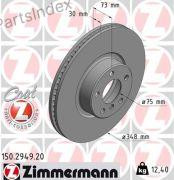 სამუხრუჭე დისკები ( oporni diski ) Zimmermann 150.2949.20 თბილისი - photo 1