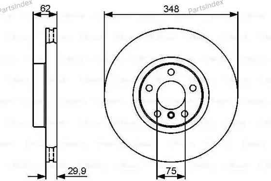 Brake Disc Bosch 0 986 479 436 Tbilisi