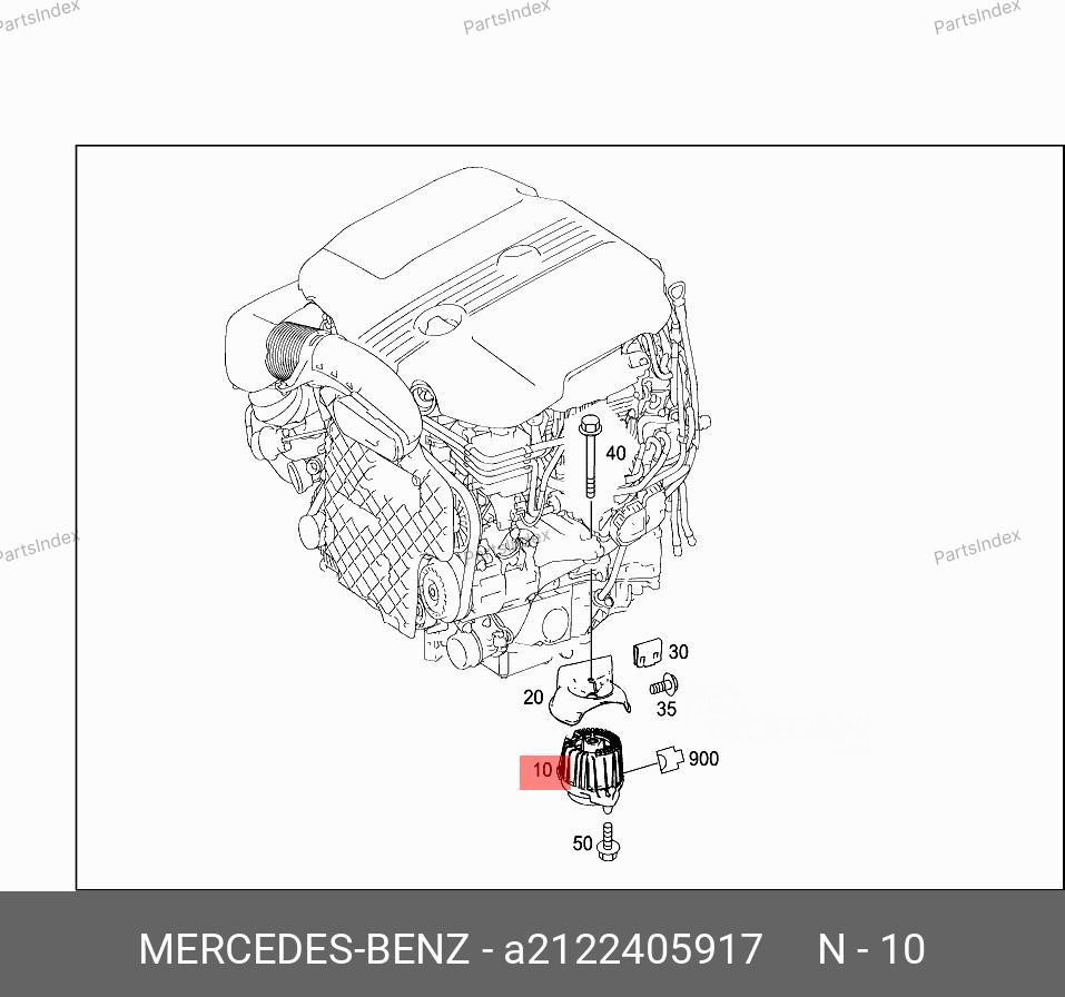 ძრავის ბალიში (პადმატორნი) მარცხენა padmatorni Mercedes-Benz A 212 240 59 17 თბილისი - photo 1