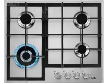 The AEG Hgb64420Sm hob features a high-quality gas system and four burners. Tbilisi - photo 1