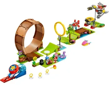 Ლეგო Lego Sonic the Hedgehog Sonic's Green Hill Zone Loop Ch თბილისი