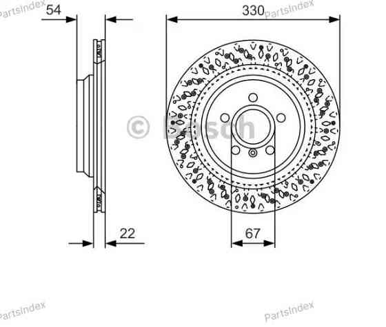 Диск тормозной Bosch 0 986 479 D11 Тбилиси