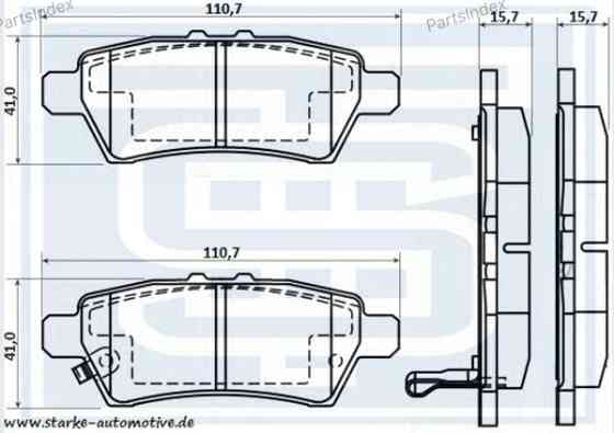 Disc Brake Pads Starke 179887 Tbilisi