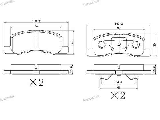 Disc Brake Pads SAT STMR493173 Tbilisi