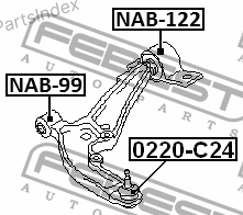 Опора шаровая подвески Febest 0220C24 Тбилиси