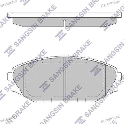 Колодки тормозные дисковые Hi-q SP1271 Тбилиси