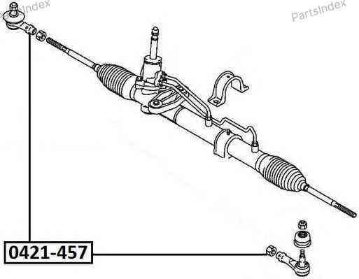 Tie Rod End Asva 0421457 Tbilisi