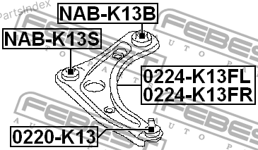 მილისა  salinbloki Febest NAB-K13S თბილისი - photo 1