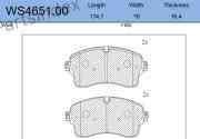 Disc Brake Pads Jeenice WS465100 Tbilisi