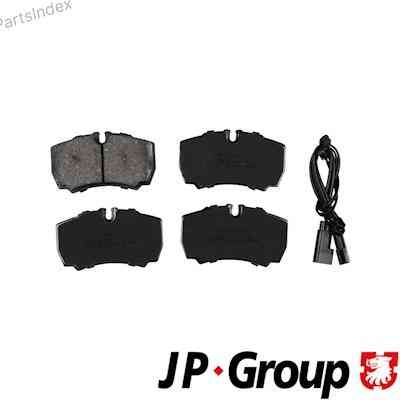 Колодки тормозные дисковые Jp group 1563701710 Тбилиси