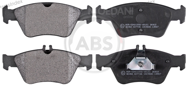 სამუხრუჭე  ხუნდები  ( hundebi ) A.B.S. 36903 თბილისი - photo 1