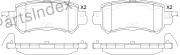 სამუხრუჭე  ხუნდები  ( hundebi ) Sb nagamochi BP25001 თბილისი - photo 1