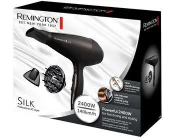 Remington Ac9095 E51 Silk AC Dryer არის პროფესიონალური თმის საშრობი თბილისი