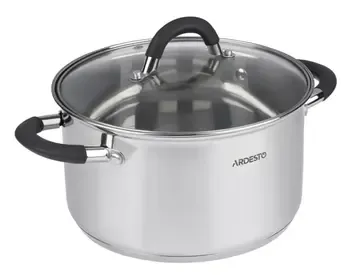 Ქვაბი Ardesto Ar1947Cs Gemini, glass lid, 4.7 l, handles wit თბილისი