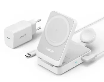 Პორტატული დამტენი Anker MagGo Wireless Charging Station (15W თბილისი