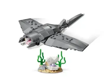 Lego Creator Fierce Shark with a Treasure Chest არის დინამიური და შემოქმედებითი კონსტრუქტორი თბილისი