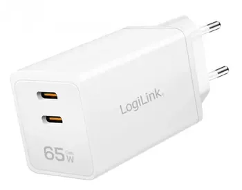 Დამტენი Logilink Pa0367 2xUSB-C (PD 3.0/QC 4.0) GaN Fast Cha თბილისი - photo 1