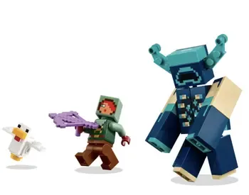 Ლეგო Lego Constructor Minecraft The Warden Encounter თბილისი