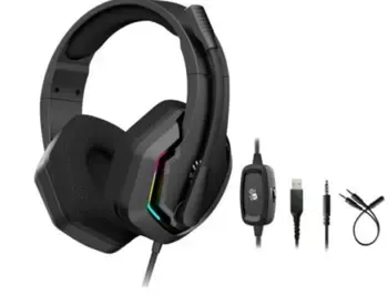 Игровые наушники A4tech Bloody G260P RGB, черные Тбилиси