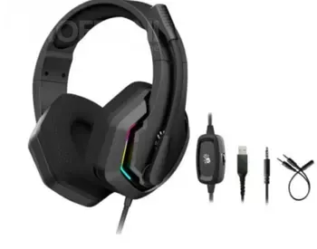 Игровые наушники A4tech Bloody G260P RGB, черные Тбилиси - изображение 2