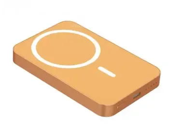 Портативное зарядное устройство Celli MagSafe PB Match 5000Mah оранжевого цвета. Устройство, оснащенное новейшими технологиями. Тбилиси - изображение 1