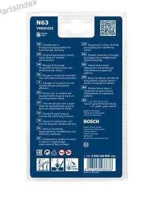 Spark plug Bosch 0 242 140 806 Tbilisi