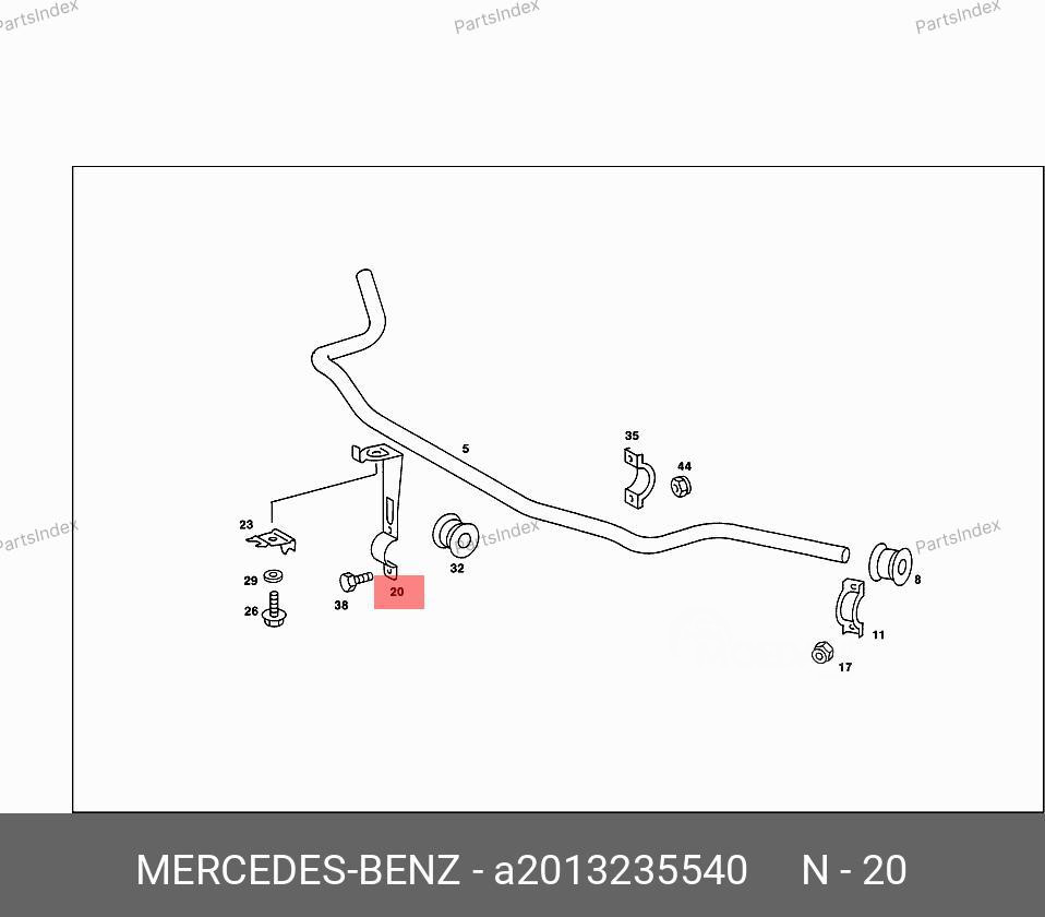 სამაგრი Mercedes-Benz 201 323 55 40 თბილისი - photo 1