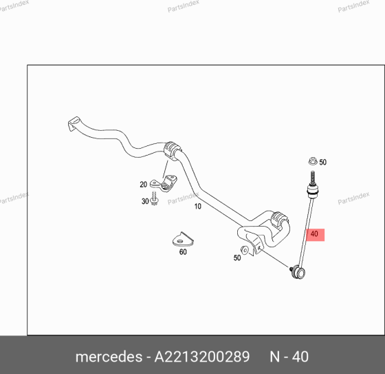 Stabilizer Link Mercedes-Benz A 221 320 02 89 Tbilisi
