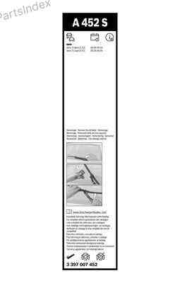 windshield wiper Bosch 3 397 007 452 Tbilisi