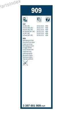 windshield wiper Bosch 3 397 001 909 Tbilisi