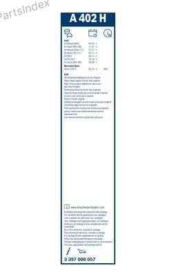 Wiper Blade Bosch 3 397 008 057 Tbilisi