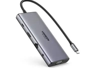 The Ugreen Cm639 (45520) USB-C hub is a highly versatile 11-in-1 device. Tbilisi