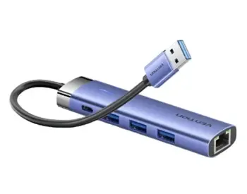 Tgfsb 5-in-1 USB 3.0 hub, in a rich blue aluminum case, Tbilisi