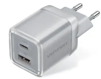 The Vention dual-port AC charger, Vention Fcgh0-EU, is an innovative device, Tbilisi