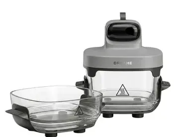 Აეროგრილი Dreame Tasti 5-1 Portable Glass Air Fryer Grey თბილისი