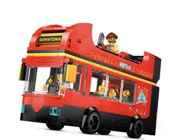 Lego Constructor City Red double-decker sightseeing bus Tbilisi
