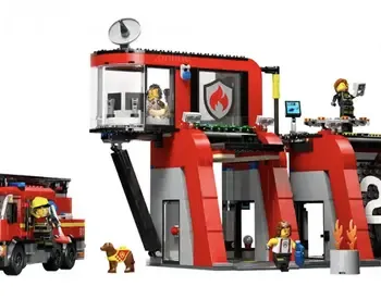 Lego Constructor City Fire station with a fire truck Tbilisi - photo 1