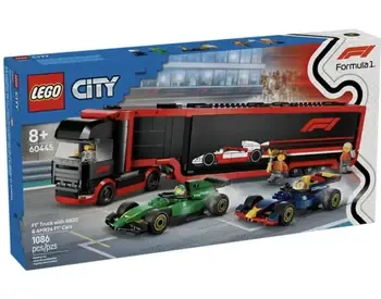 Lego Constructor City F1 Truck with Rb20 & Amr24 F1 Car Tbilisi
