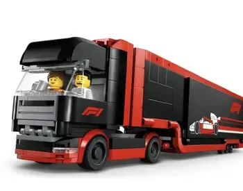Lego Constructor City F1 Truck with Rb20 & Amr24 F1 Car Tbilisi
