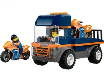 The Lego Constructor City Motorcycle Transporter is a dynamic and practical constructor. Tbilisi - photo 1