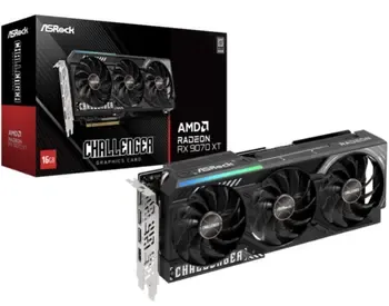 Ვიდეო დაფა Asrock VGA Pcie16 Rx9070Xt 16Gb Gddr6 Rx9070Xt CL თბილისი