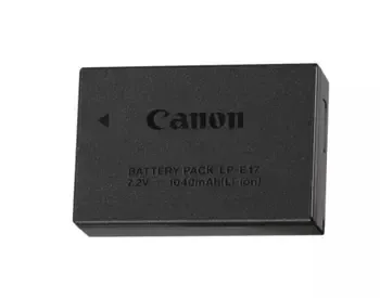 Ფოტოაპარატის ბატარეა Canon Battery Pack LP-E17 Black თბილისი