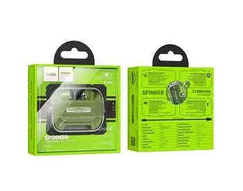 Hoco Ew55 Trendy true TWS wireless headset Army Green არის მაღალი ხარისხის Bluetooth in-ear ყურსასმე თბილისი