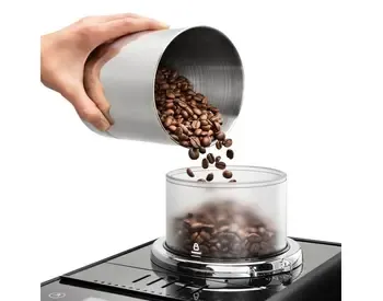 Delonghi Exam440.55.B Rivelia Black ყავის აპარატი უპირატესობით გამოირჩევა მისი თანამედროვე დიზაინით თბილისი