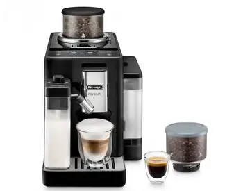 Delonghi Exam440.55.B Rivelia Black ყავის აპარატი უპირატესობით გამოირჩევა მისი თანამედროვე დიზაინით თბილისი - photo 1